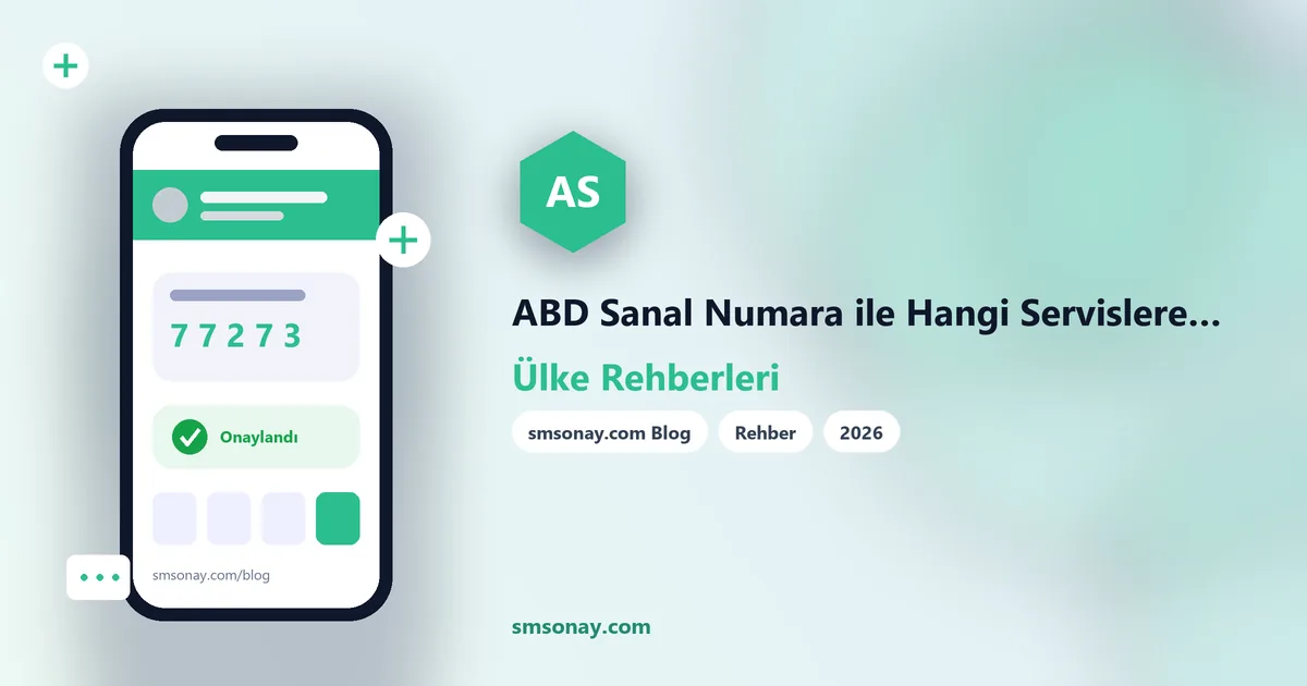 ABD Sanal Numara ile Hangi Servislere Kayıt Olunur?