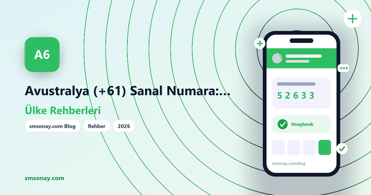 Avustralya (+61) Sanal Numara: Okyanusya Servisleri
