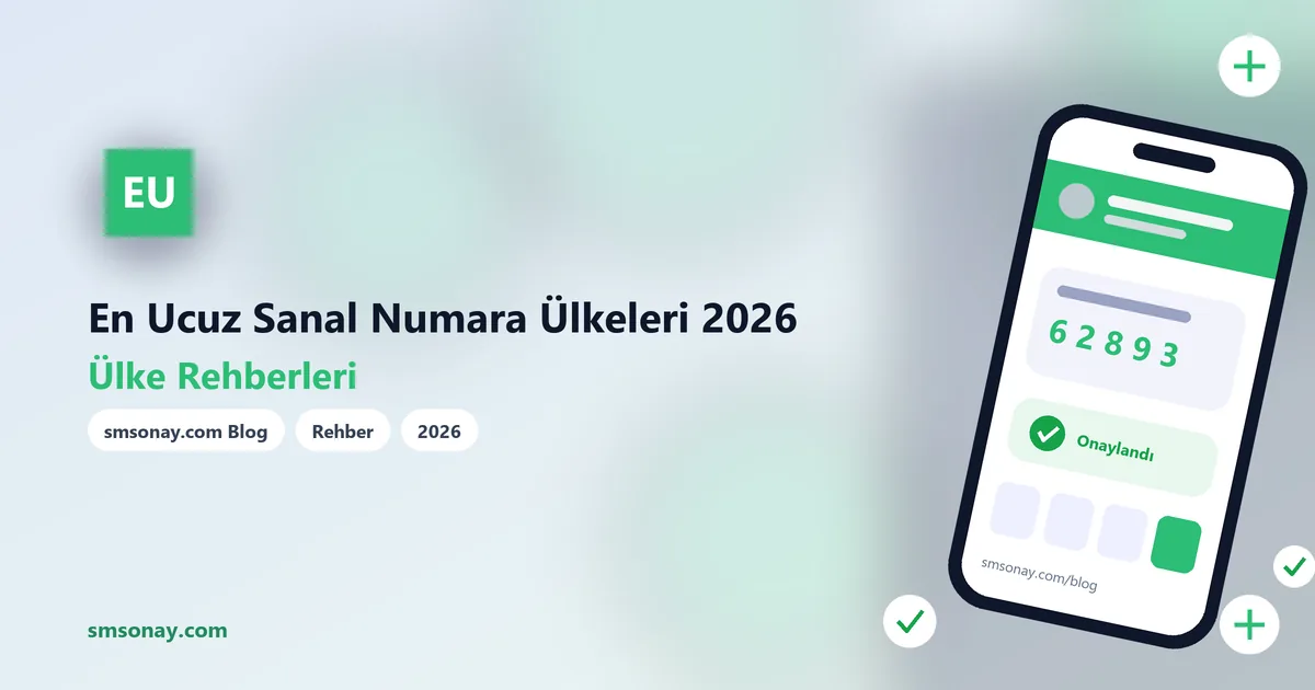 En Ucuz Sanal Numara Ülkeleri 2026