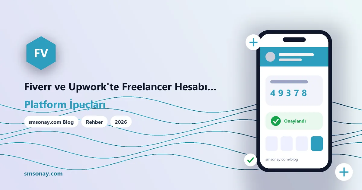 Fiverr ve Upwork'te Freelancer Hesabı İçin Sanal Numara