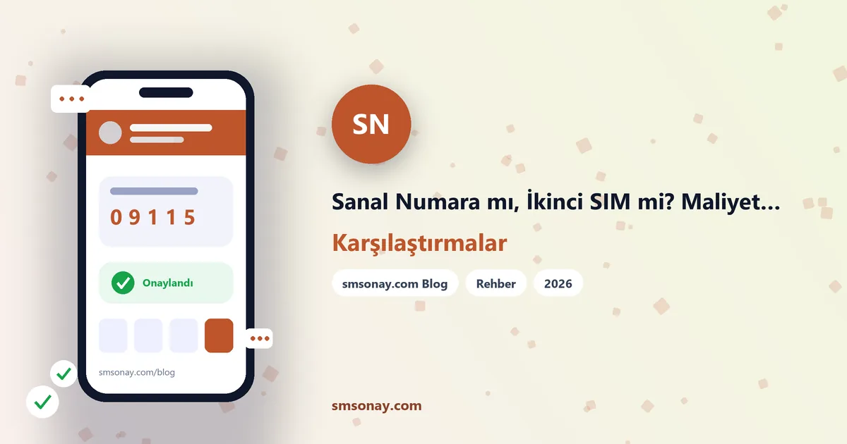 Sanal Numara mı, İkinci SIM mi? Maliyet ve Gizlilik Karşılaştırması