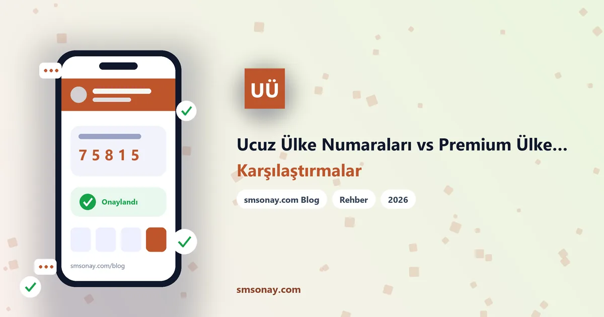 Ucuz Ülke Numaraları vs Premium Ülke Numaraları: Başarı Oranı Karşılaştırması