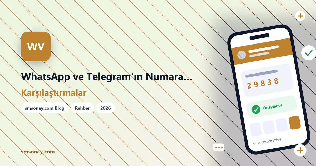 WhatsApp ve Telegram'ın Numara Gereksinimleri Karşılaştırması