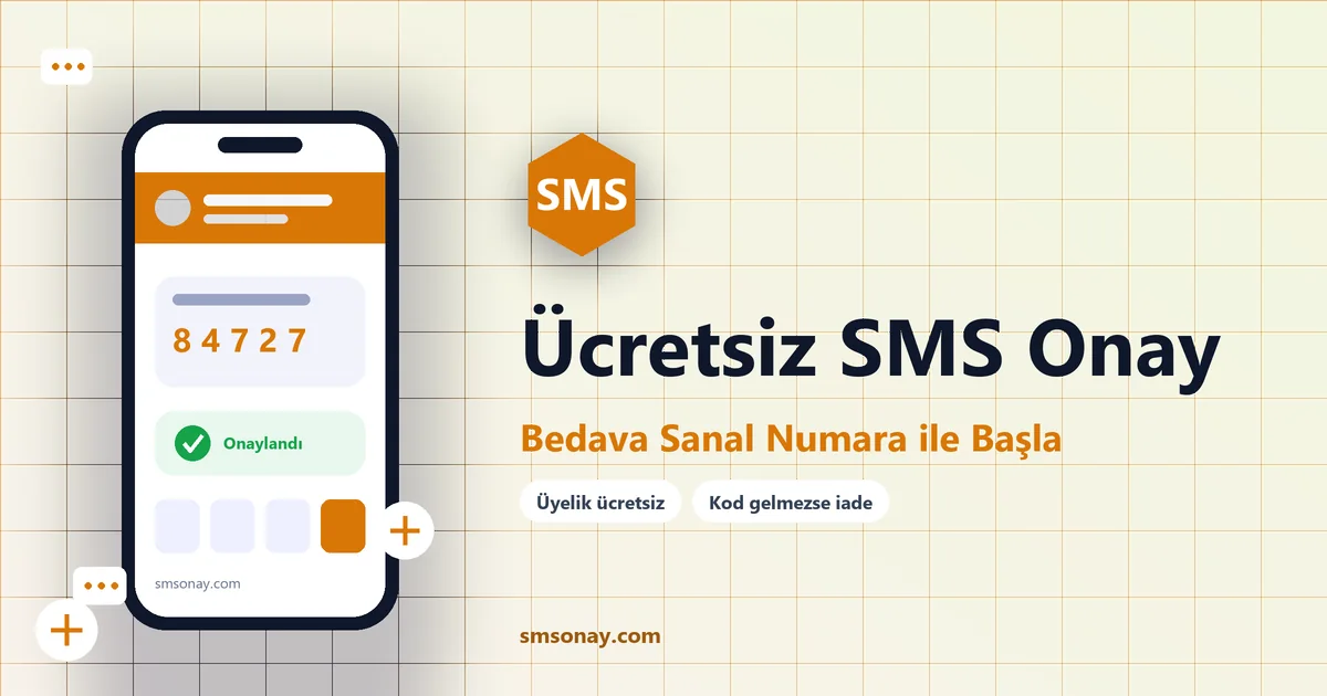 Ücretsiz SMS onay ve sanal numara