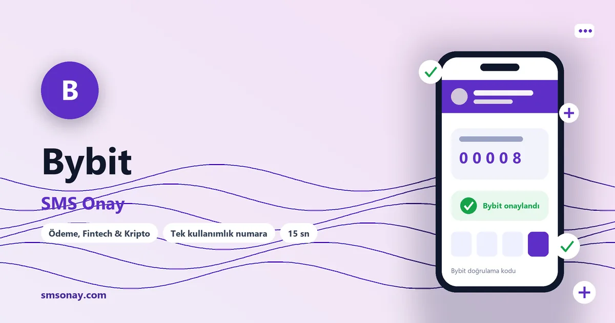 Bybit Ücretsiz SMS Onay görseli