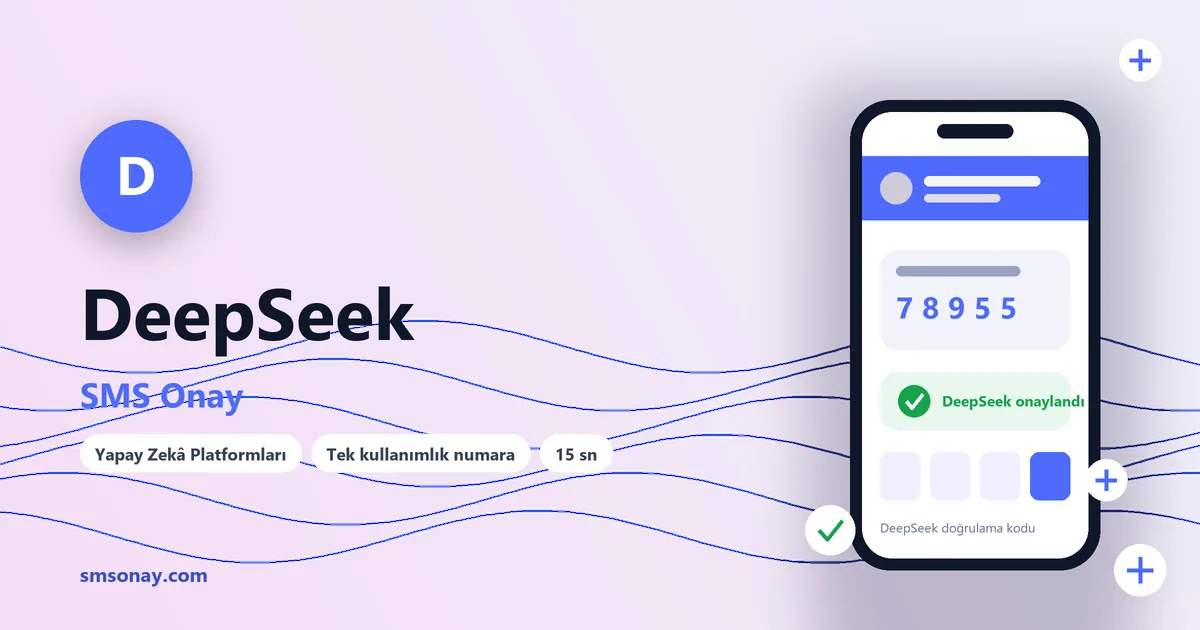 DeepSeek Ücretsiz SMS Onay görseli