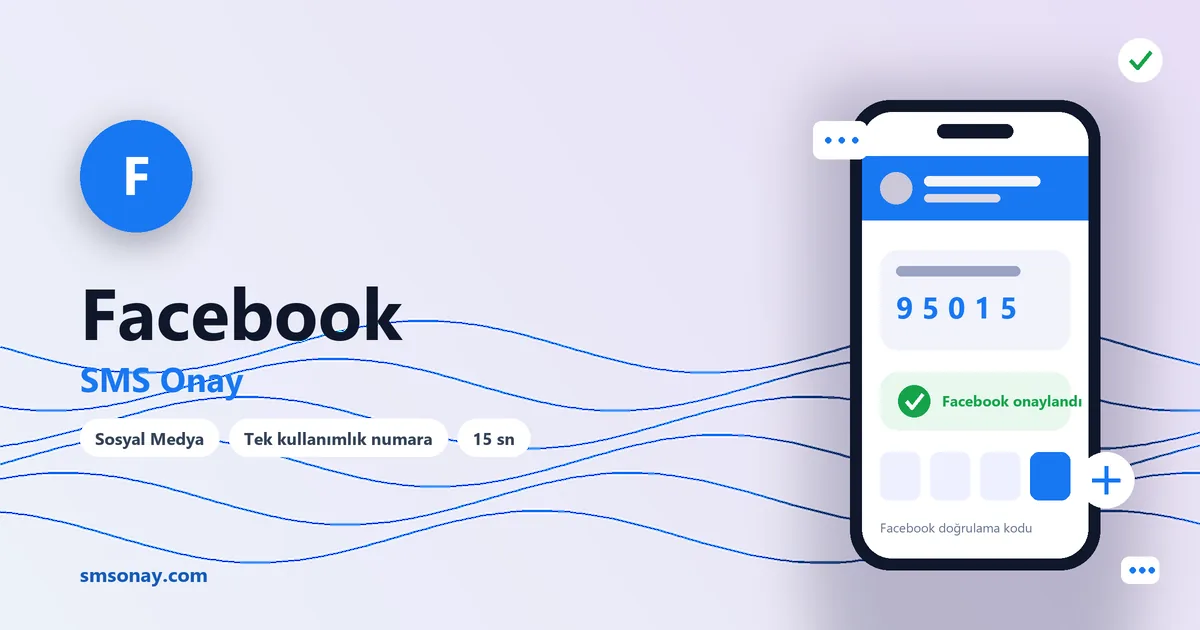 Facebook Ücretsiz SMS Onay görseli