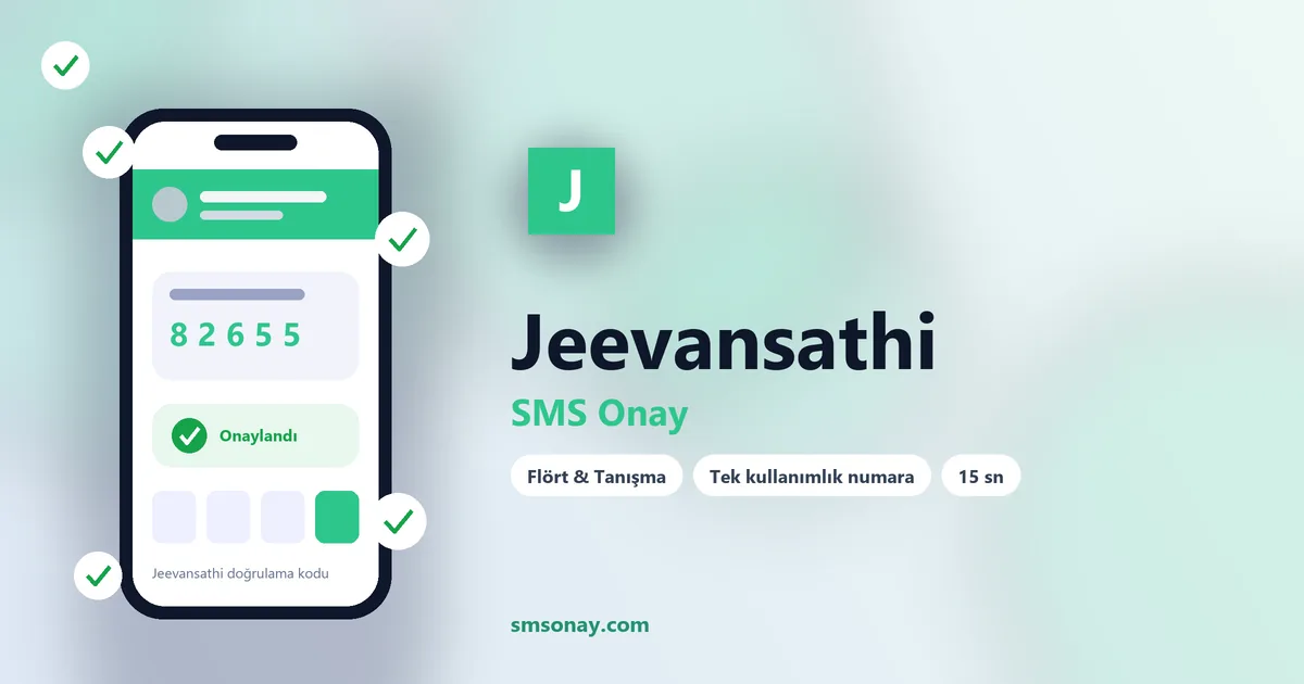 Jeevansathi Ücretsiz SMS Onay görseli
