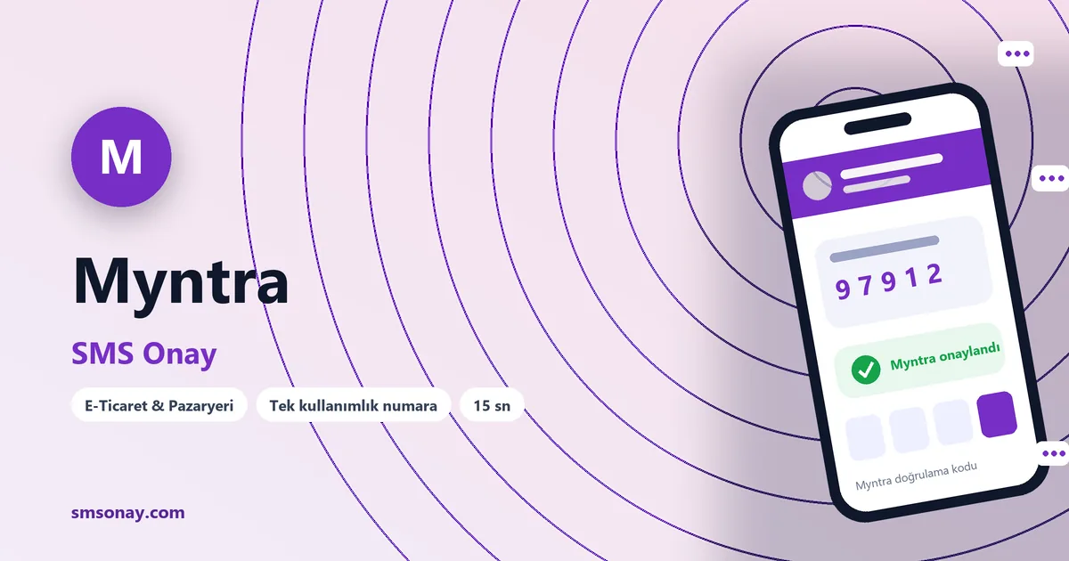 Myntra Ücretsiz SMS Onay görseli