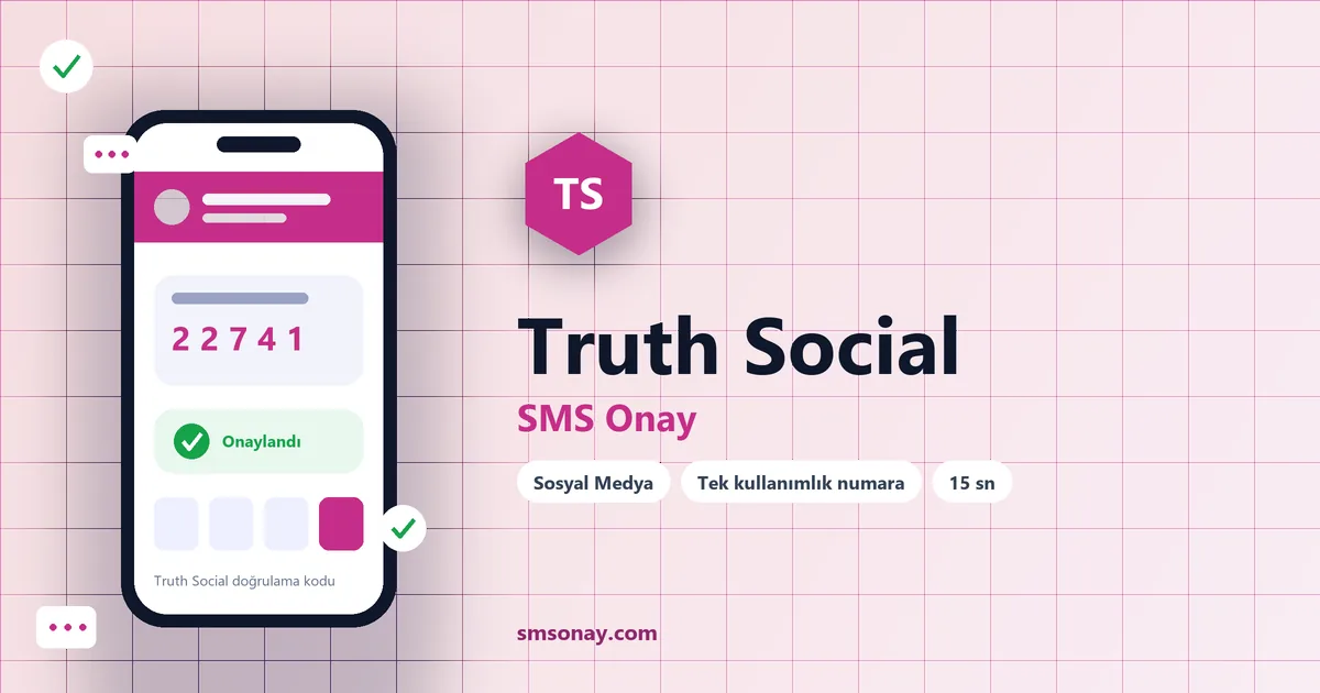 Truth Social Ücretsiz SMS Onay görseli