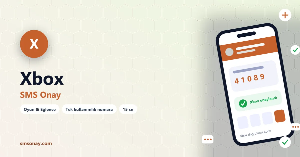 Xbox Ücretsiz SMS Onay görseli