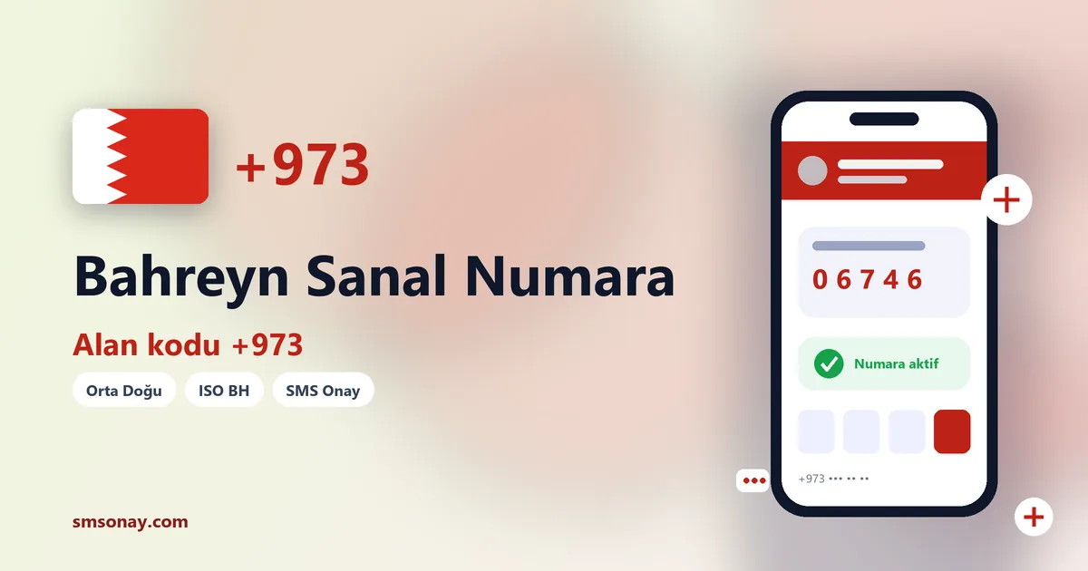 Bahreyn Ücretsiz Sanal Numara görseli
