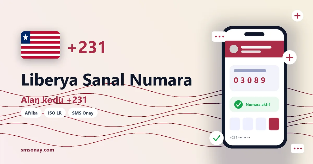 Liberya Ücretsiz Sanal Numara görseli