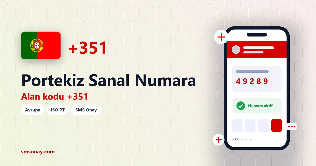 Portekiz Ücretsiz Sanal Numara görseli
