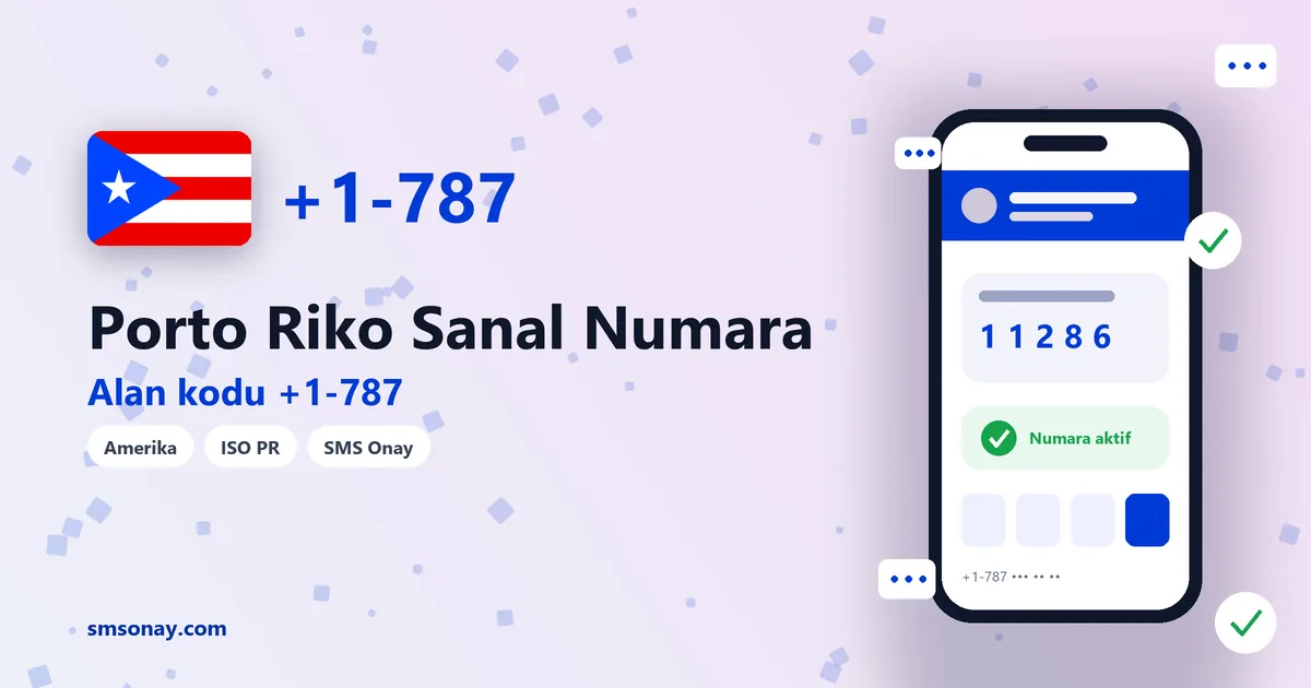 Porto Riko Ücretsiz Sanal Numara görseli